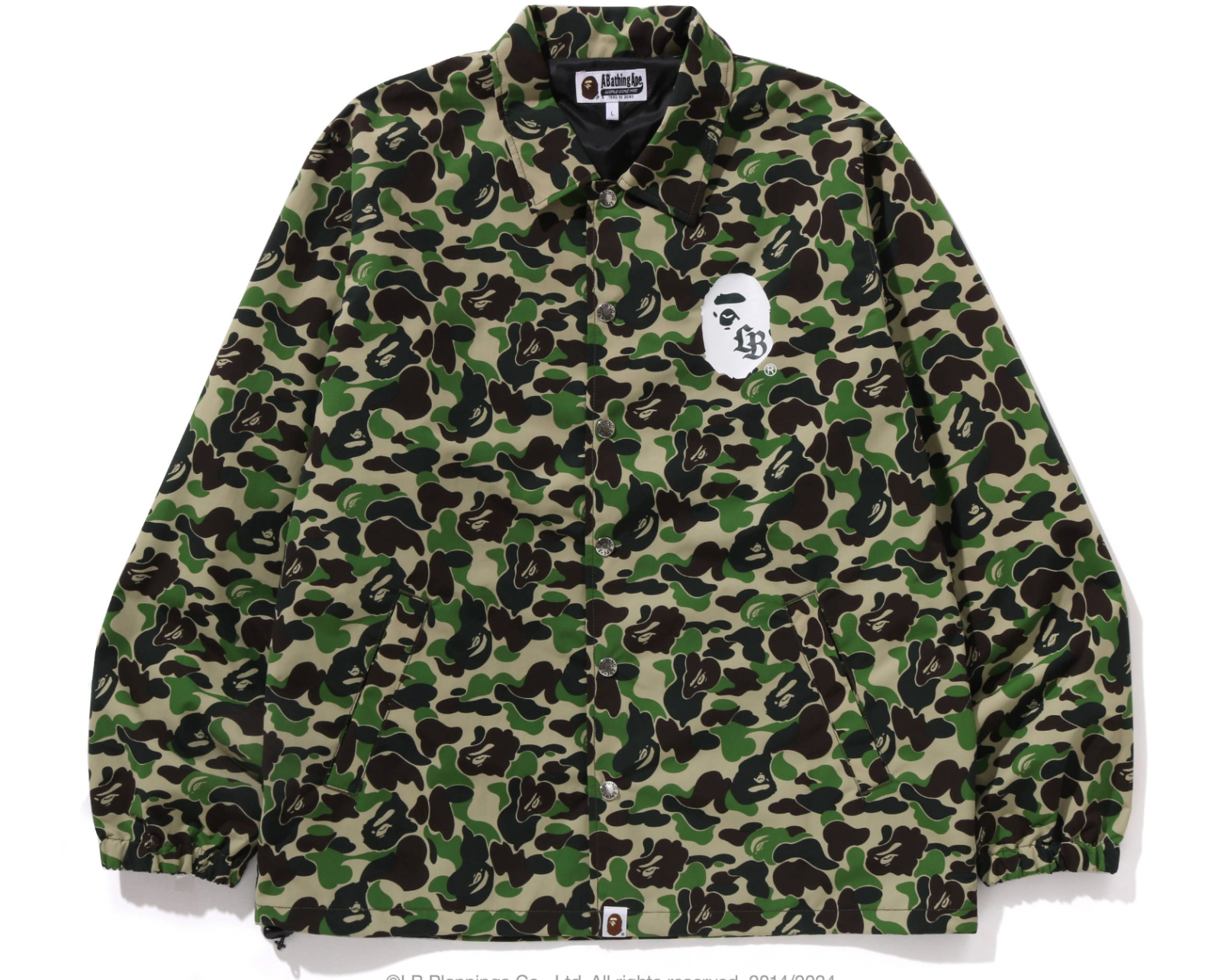 Pre-owned Bape Abc Camo Coach Jacket  Liberty Walk Japan Bathing Ape S - Xl In Multicolor
