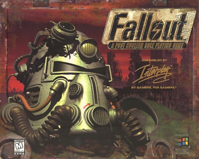 Original Fallout 1 Classic 1997 PC Game Big Box Wall Art Print Poster 13'' x 18''