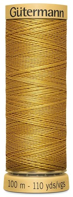 Gutermann Natural Cotton Thread 110yd-Dark Yellow