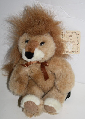 Russ Berrie Lion 9  Plush Heartcraft Tag Soft Toy Small 3240 Stuffed Animal Vtg
