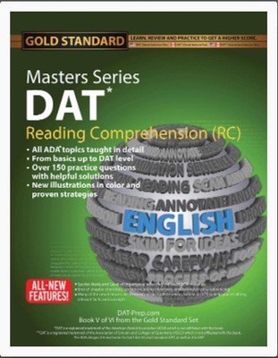 DAT/OAT Prep RC Masters Series, Reading Comprehension (RC) DAT Preparation and P