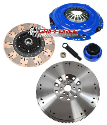 FX HD TWIN FRICTION CLUTCH KIT+CHROMOLY FLYWHEEL for 1997-2008 FORD F-150 4.2L
