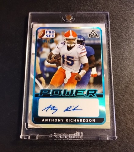 99 Anthony Richardson Rookie Auto 2022 Leaf Pro Set