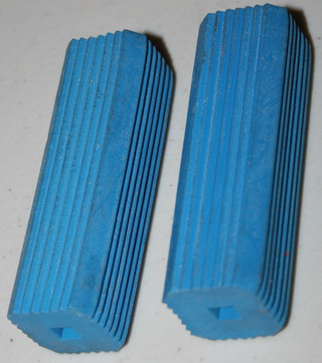 33175-16A 2 Harley Knucklehead Panhead Blue Kicker Pedal