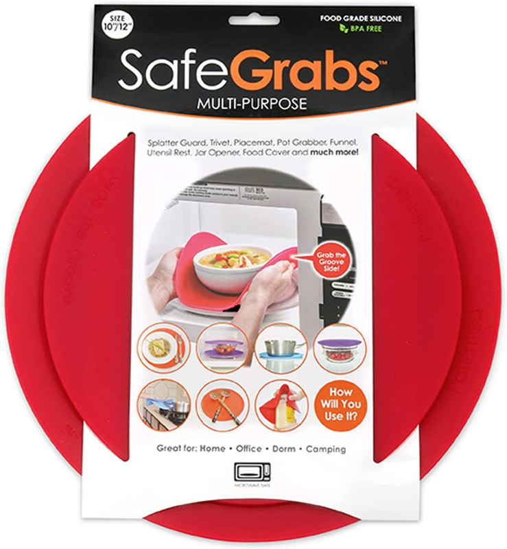 Multi-Purpose Silicone Original Microwave Mat as Seen on Shark Tank  Splatter