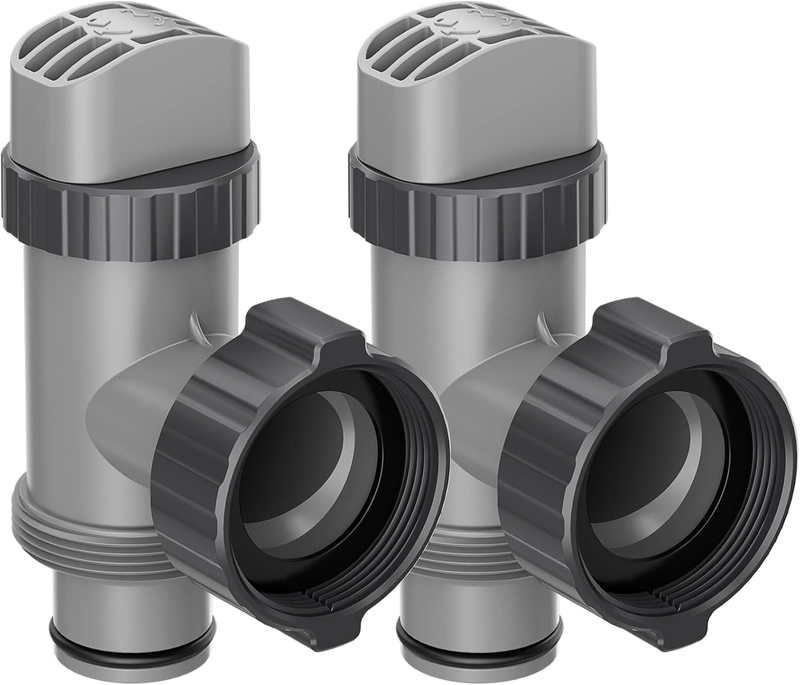Plunger Valve Compatible with Intex Pool Parts and Accessories, On/Off Plunger V