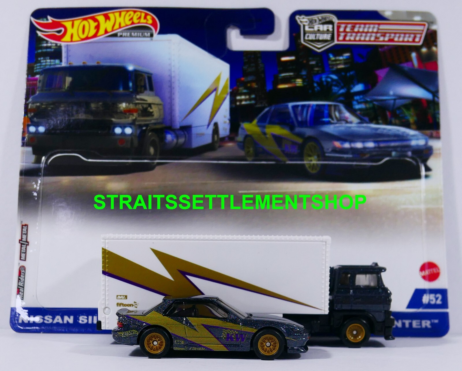 HOT WHEELS 2023 TEAM TRANSPORT MIX 1 NISSAN SILVIA S13