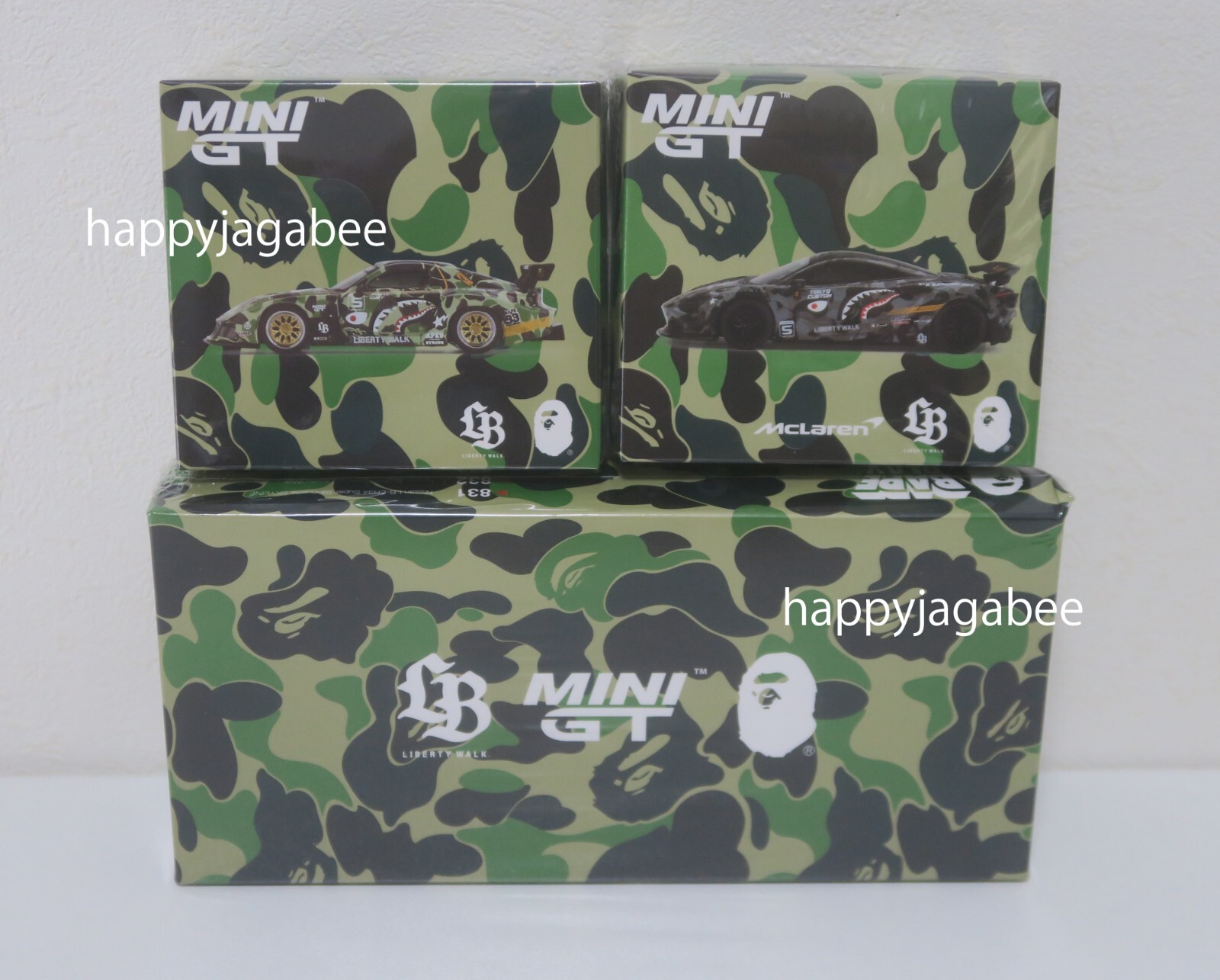 BAPE X LBWK NISSAN 1/64 4PCS SET ① BAPE X LBWK 】NISSAN 1/64 4PCS SET | bape.com