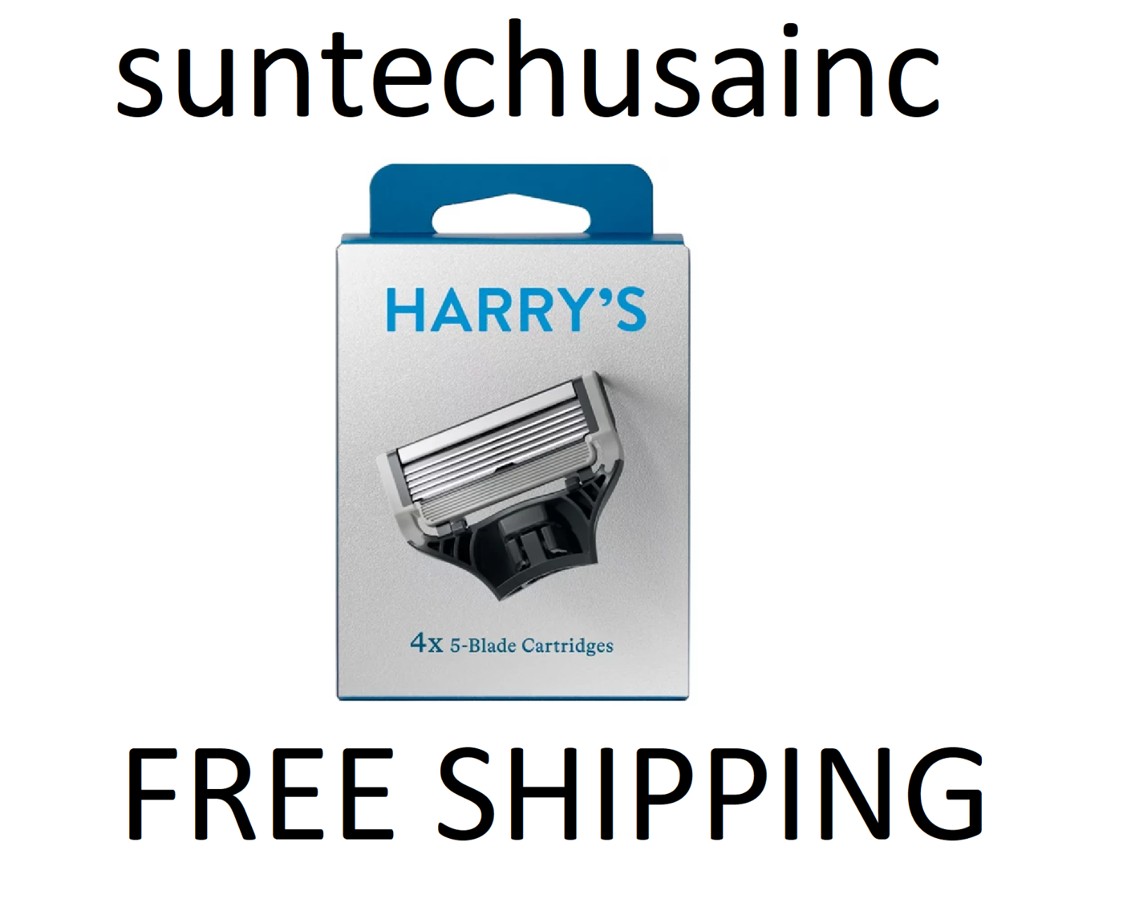 Harry'S Men'S 5-Blade Razor Blade Refills, 4 Count free shipping