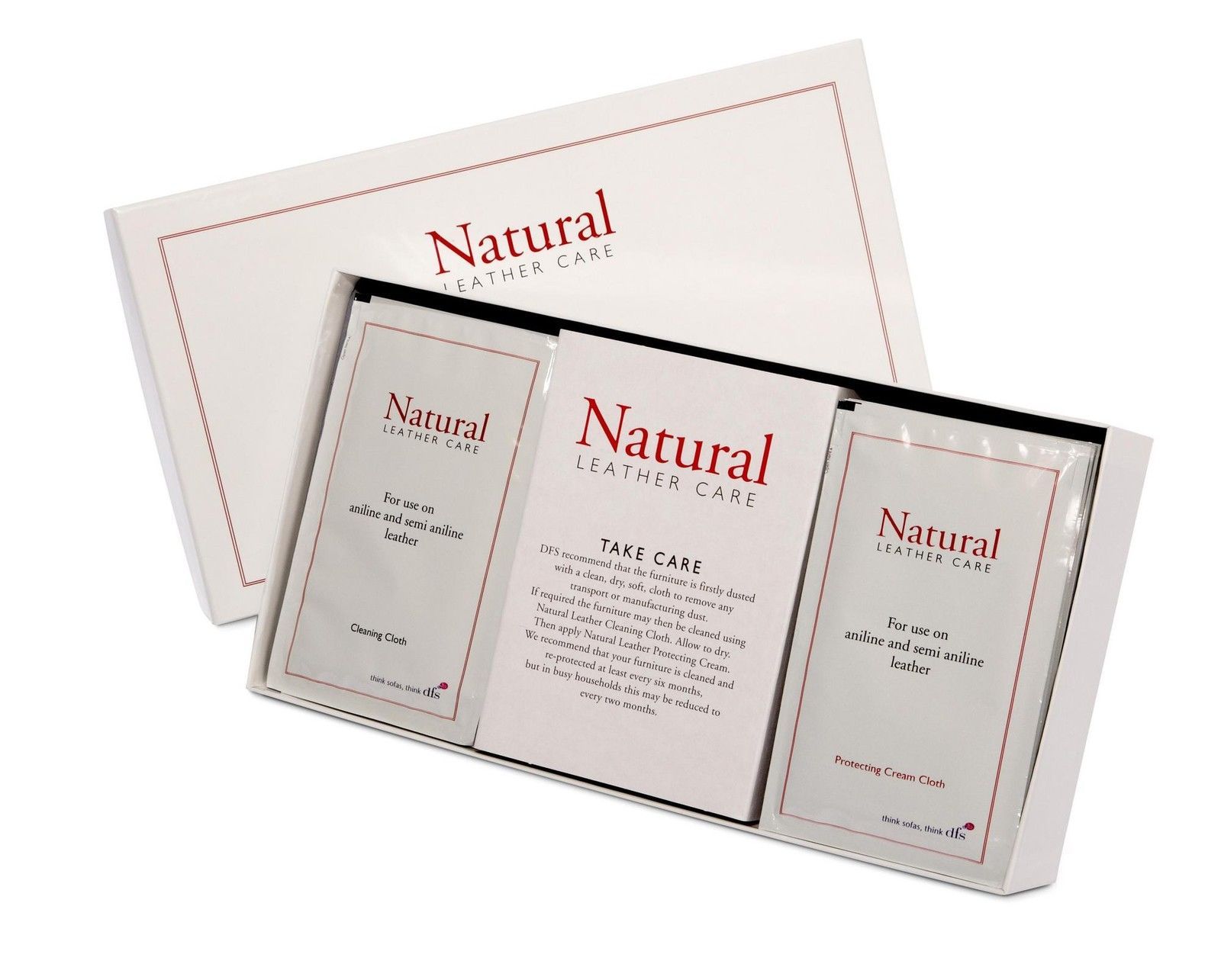 Dfs Natural Leather Sofa Cleaner Care Kit With Cleaning And