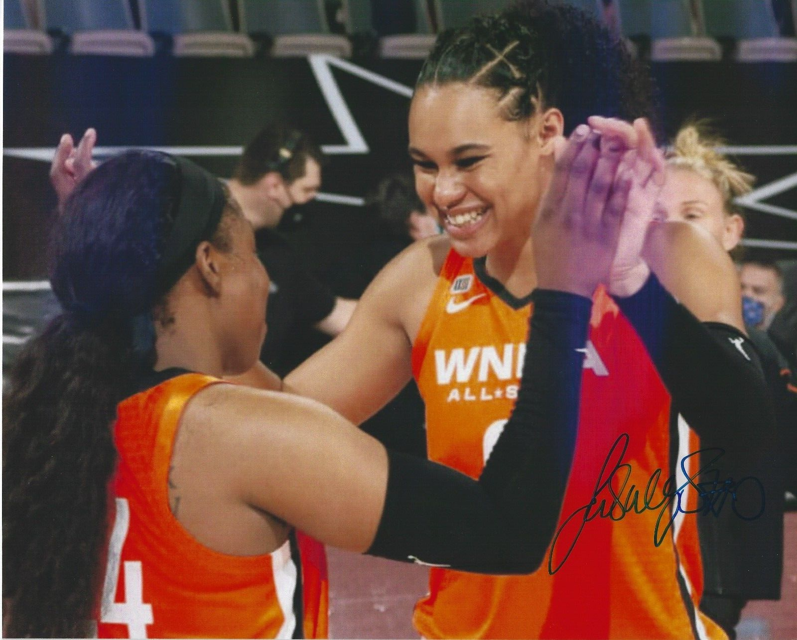SATOU SABALLY Signed 8 x 10 Photo WNBA Basketball DALLAS