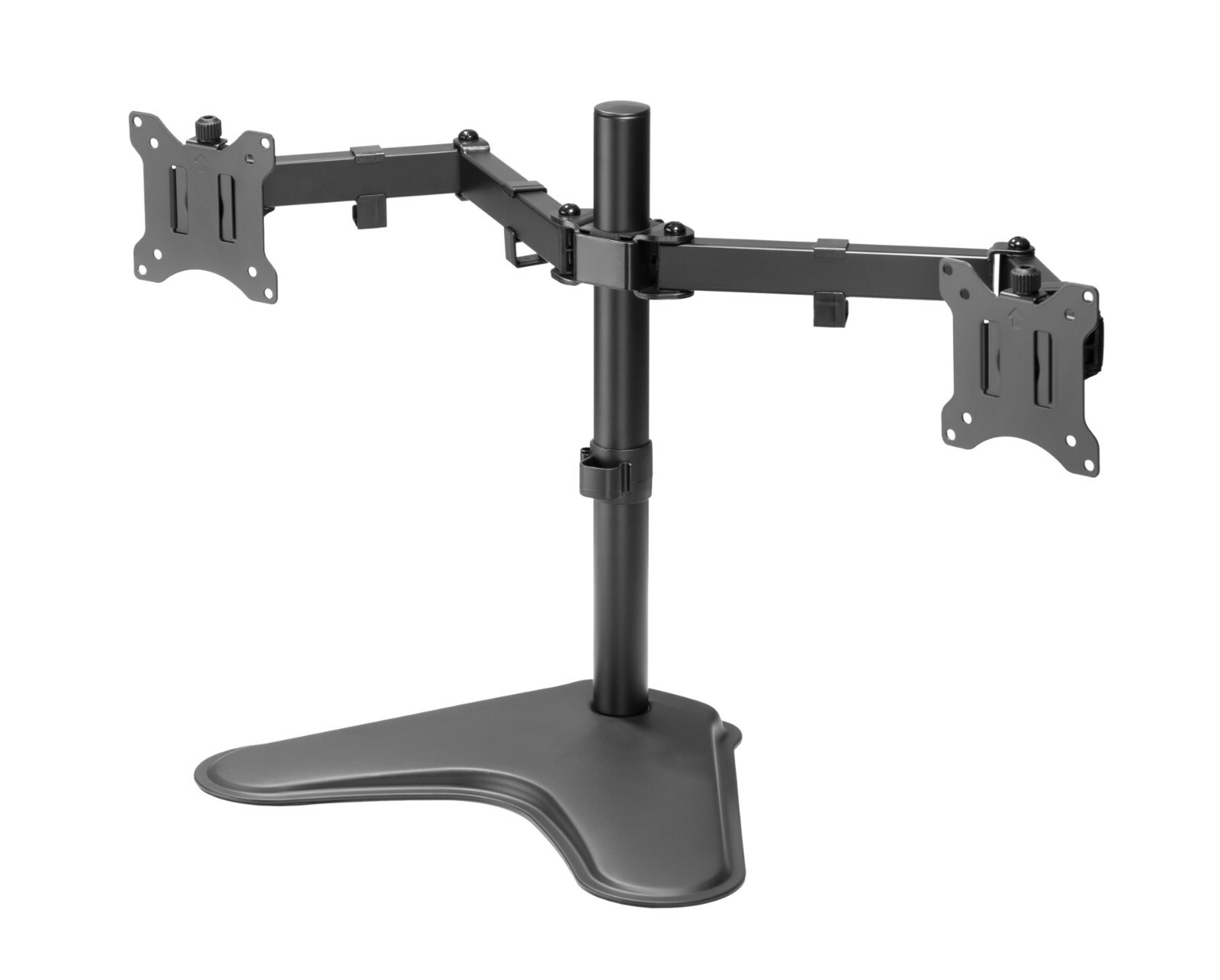 Dual Monitor LED LCD TV Swivel Desk Mount Stand 21 22 23 24 26 27 28 29 30 32"