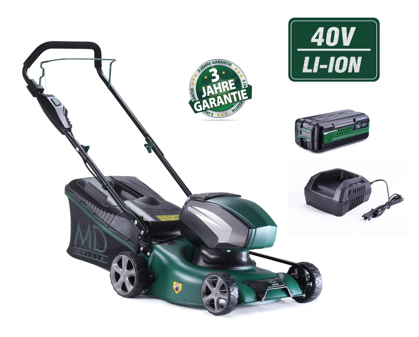 Akku Rasenmäher MD 600 mit Mulchfunktion - ohne Akku & Ladegerät
