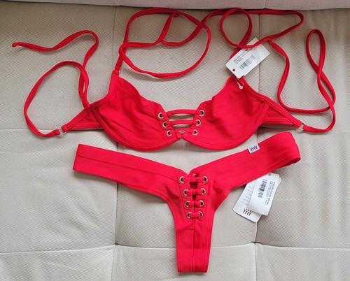 wicked weasel レインボー三角ビキニ 　3点セット wicked weasel レインボー三角ビキニ 3点セット
