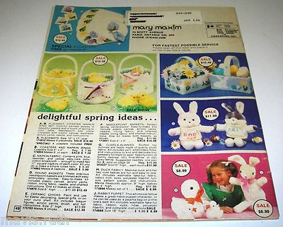 1982 Mary Maxim Catalogue The Idea Place Clothing Fashion Needlecraft Knitting.