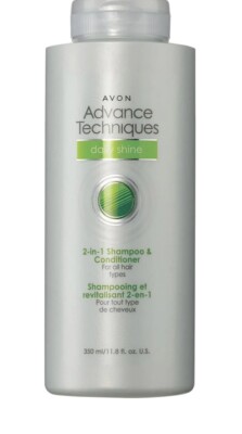 Avon Advance Techniques Daily Shine 2-in-1 Shampoo/Conditioner (new packaging)