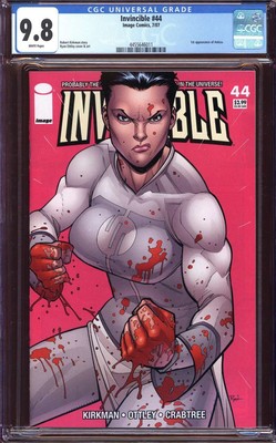 INVINCIBLE #44 CGC 9.8 WHITE PAGES // IMAGE COMICS 2007