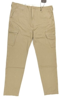 Levi's XX Cargohose Herren Chino Slim Fit Worker Pants Cargos Petrified khaki