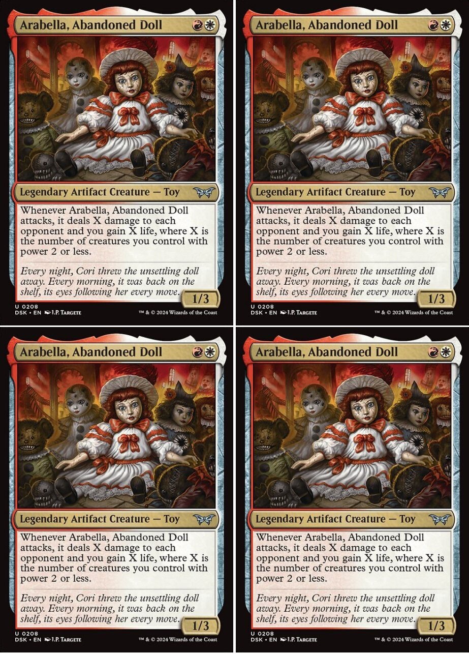 [MTG]Arabella, Abandoned Doll アーティストプルーフ MTG]Arabella, Abandoned Doll アーティストプルーフ Arabella