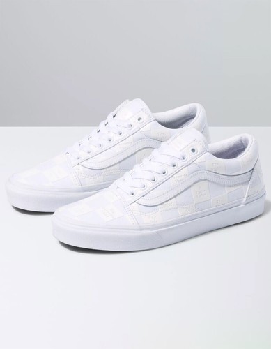

Vans Мужчины/Женщины Old Skool Skate Shoes DIY Checkerboard VN0A5KRF8AX, Белый