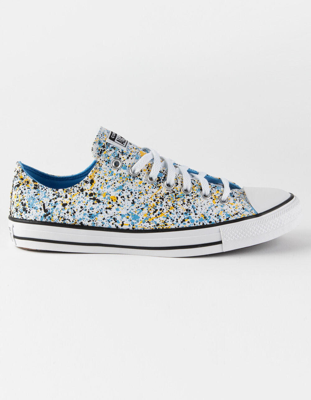 Converse Unisex Chuck Taylor All Star A00469F OX Low Top Shoes White/Yellow/Blue