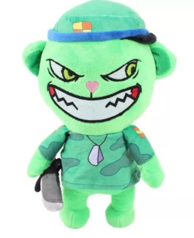 Happy Tree Friends Lifty Shifty Stofftier Anime PlÃ¼Sch Figur 28 Cm Neu