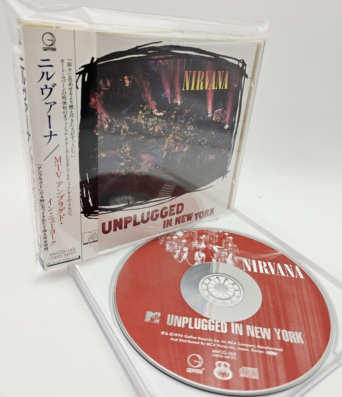 NIRVANA MTV Unpugged In New York Japan CD MVCG 163 w/OBI NIRVANA MTV Unpugged In New York Japan CD MVCG 163 w/OBI