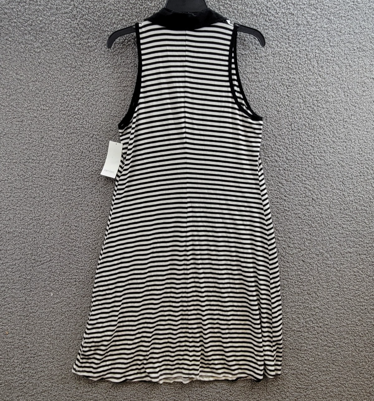 Karen Kane Sleeveless Contrast Collar Dress Women's Large Stripe Pullover Style - Picture 5 of 15