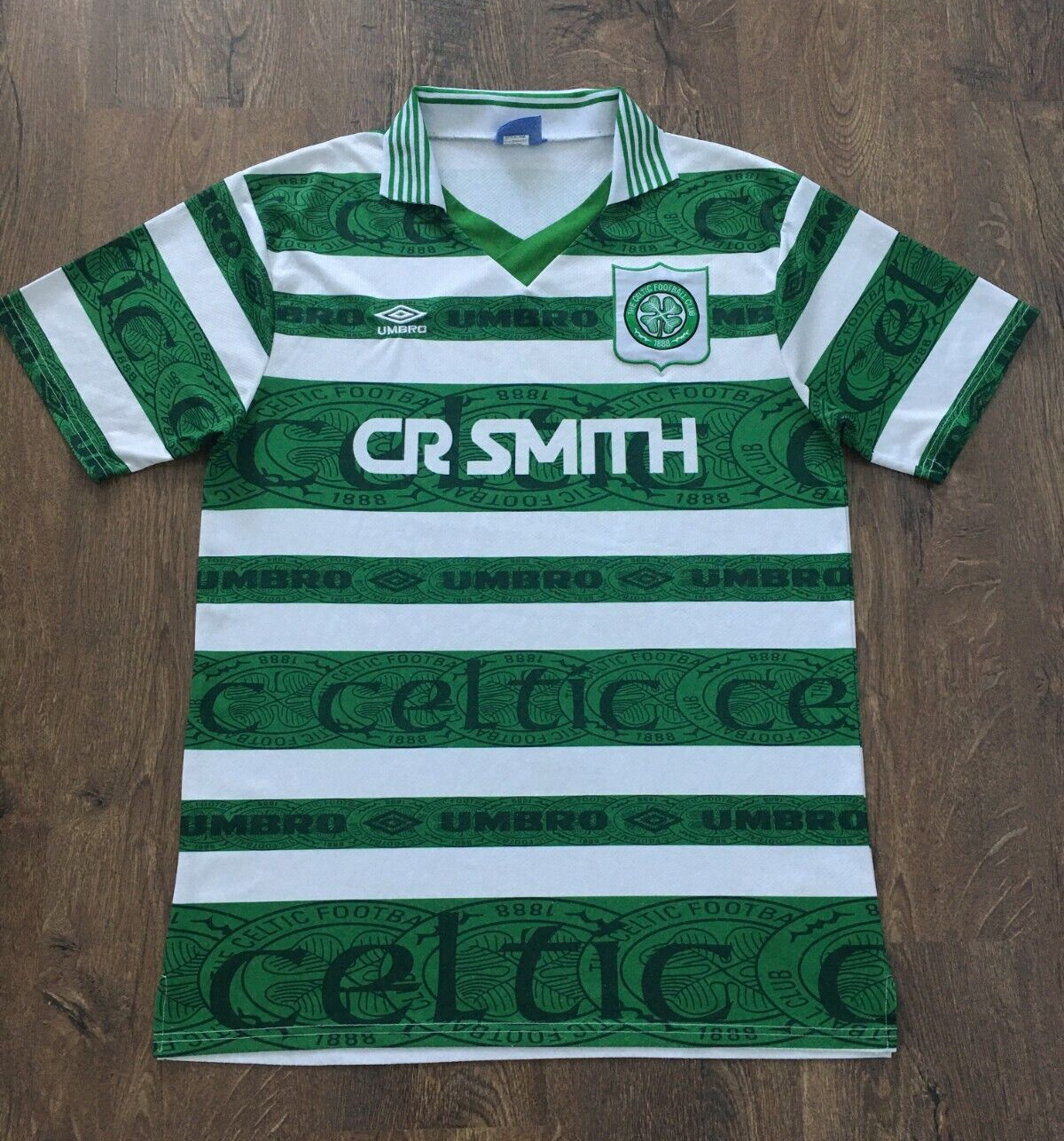 Vintage Replica Celtic 1995 1996 1997 Umbro Home Football