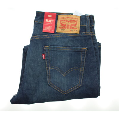 Levi Strauss Levi's Mens 541 Athletic Fit 2 Way Comfort Stretch Blue Jeans Pants