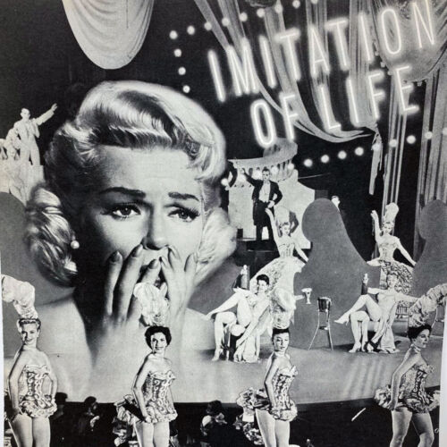 1959 Lana Turner John Gavin Sandra Dee Imitation of Life Roxie Theatre Program