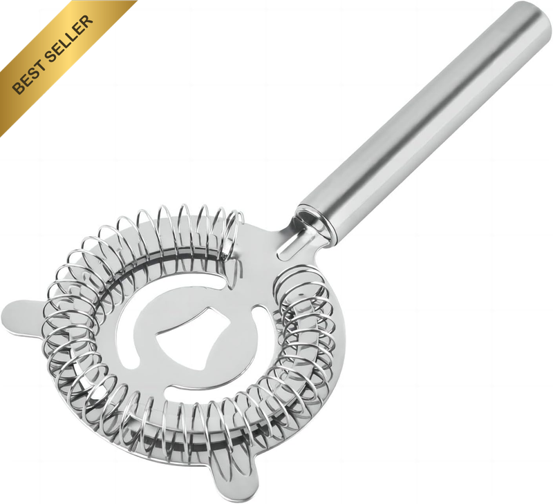 Cocktail Strainer, Stainless Steel Ice Filter, Spiral Spring Filter, Bar Cocktai
