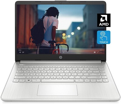 HP LAPTOP 14''HD TOUCH AMD-3020e 4 64GB eMMC Snowflake White 14-fq0080nr Notebook