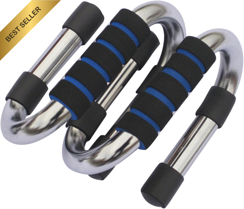 S Shape Push Up Bars Handles Non-Slip Stands Home Gym