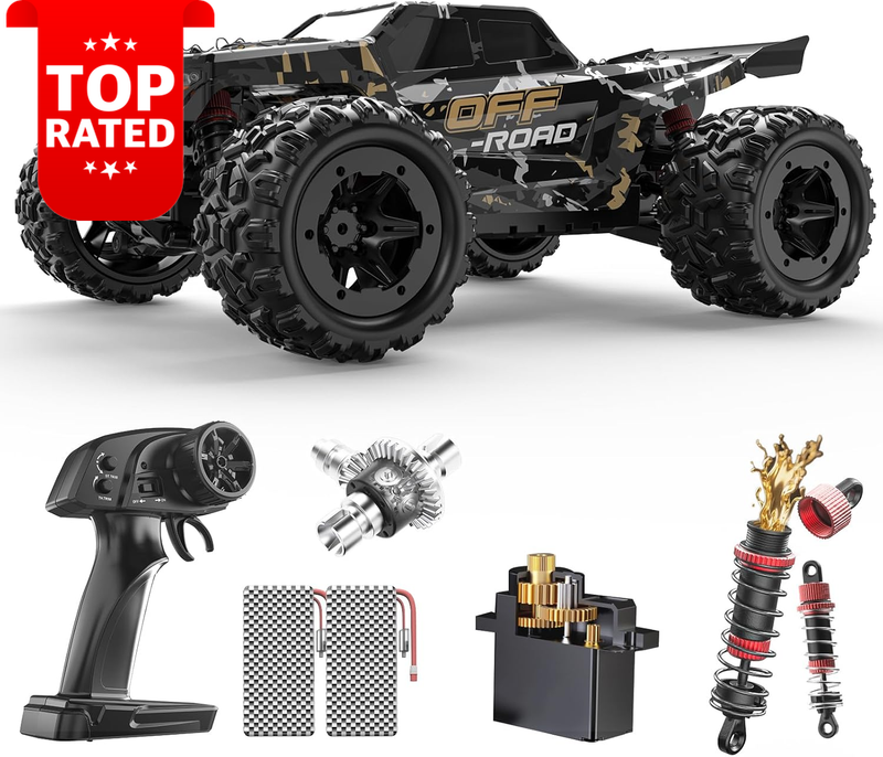 9309E All Terrain RC Car 40KPH 4WD Off-Road Monster Truck Waterproof 2 Batteries
