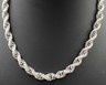 925 Sterling Silver Rope Chain Necklace Fine Unisex Jewellery Length 44cm.JPG