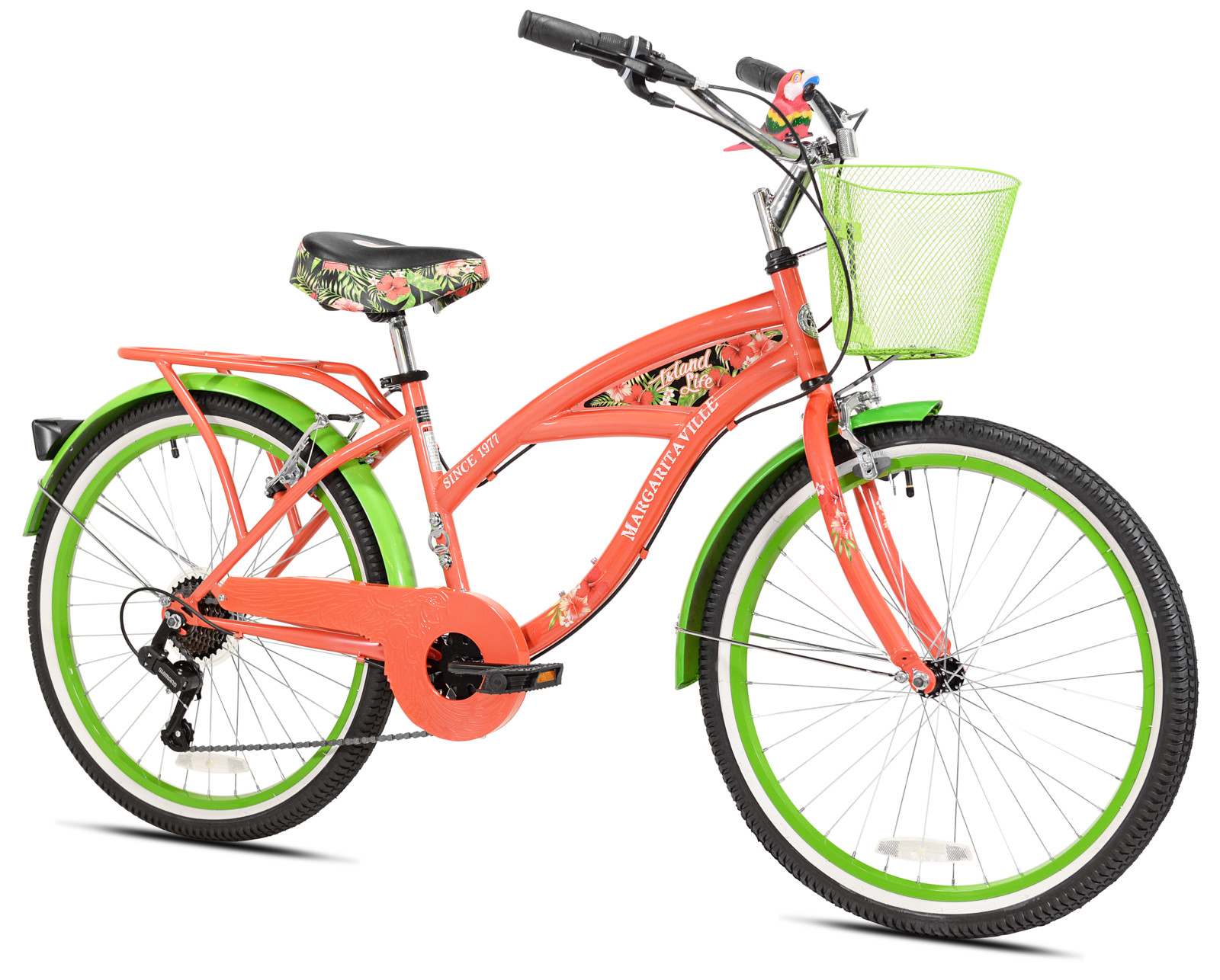 Cruiser Bicycle Sport Multi Speed Outdoor Streets Road 24 Ft. Comfort Play Ride