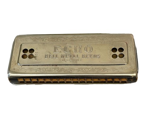ホーナー社　ハーモニカ　Echo bell Vintage M. Hohner THE ECHO HARP Harmonica In Original Box