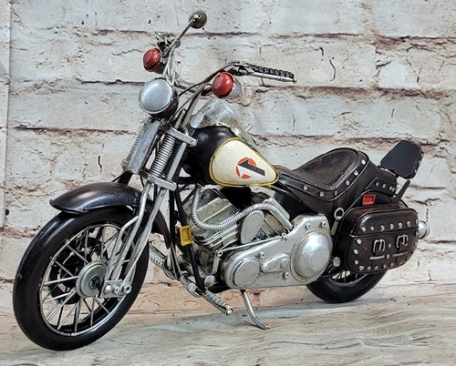 トップス Early 90s Harley-Davidson McCOY'S Harley-Davidson 1992 FXSTS Model 1:8 Black Motorcycle Model