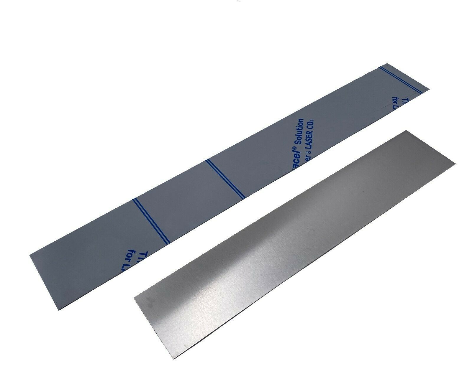 Alu Blech Streifen foliert Alublech Streifen Blechstreifen Blech Aluminium