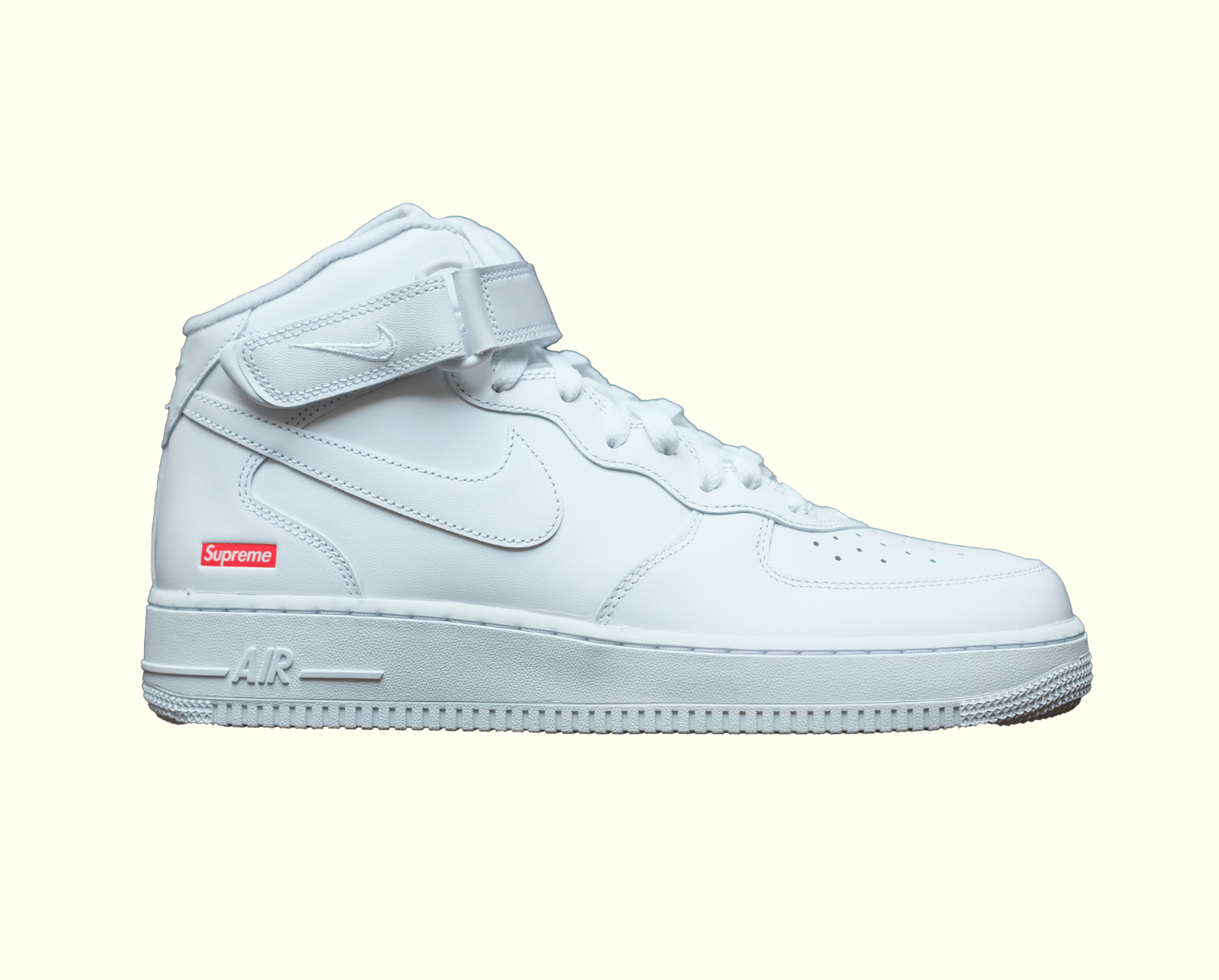 【新品】supreme NIKE AIR FORCE 1 MID SP 27cm Supreme X Air Force 1 Mid SP “Box Logo” - White FZ8784 100