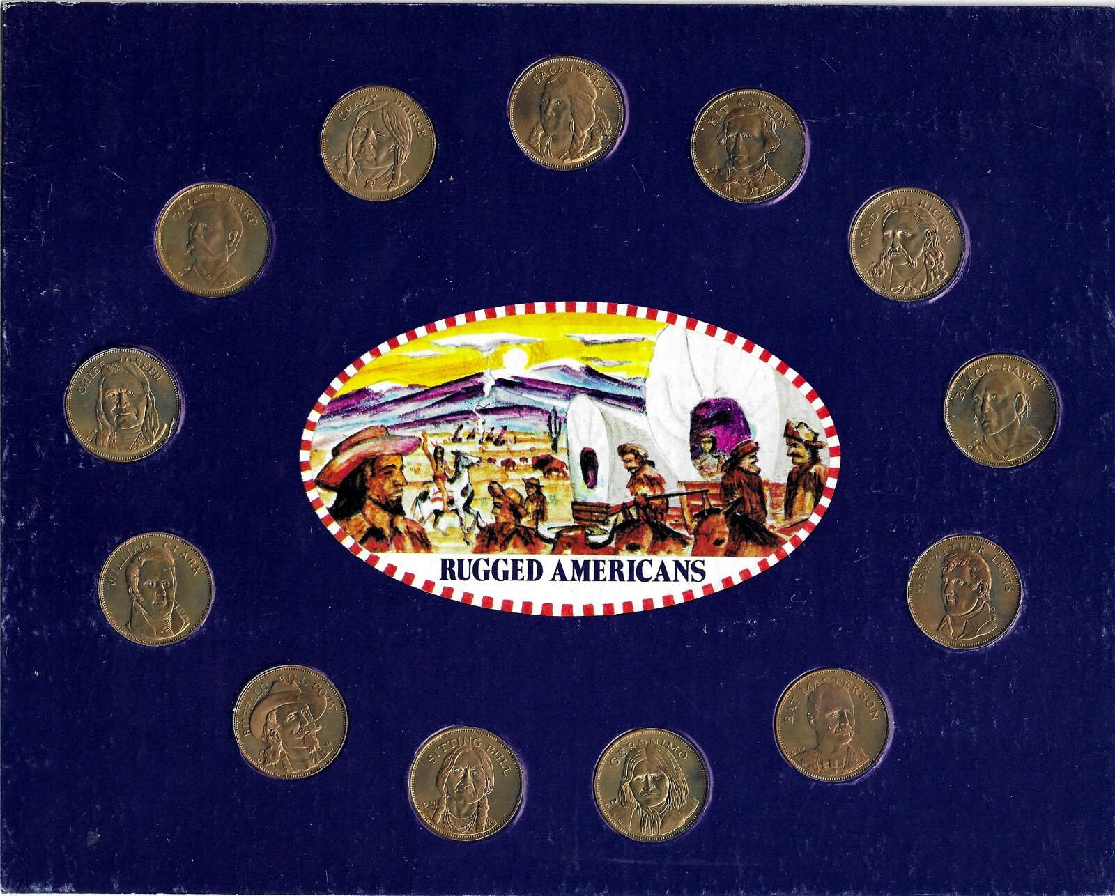 Rugged Americans - Franklin Mint - Coin Set - 1970 | eBay