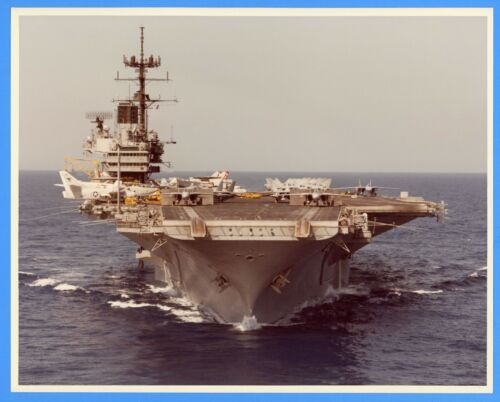 USS Saratoga CV-60 Departs Rhode Island on Final Voyage 8 x 10" Photograph