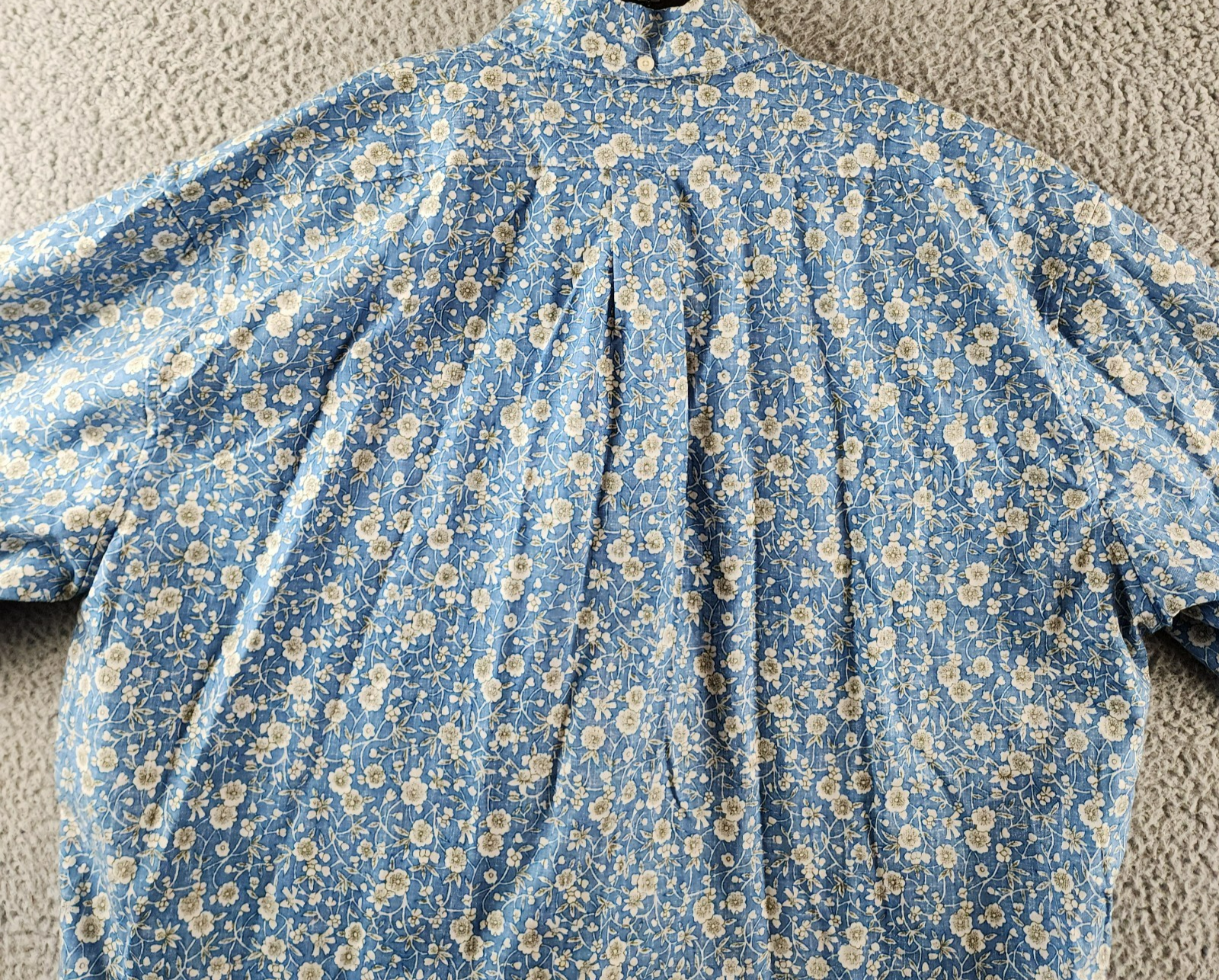 Reyn Spooner Kettle Floral Classic Fit Camp Shirt Men's 2XL Lichen Blue S/S - Picture 17 of 17