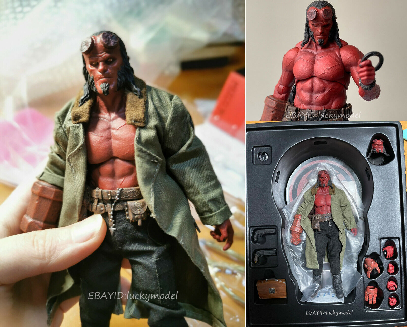 Mezco Toyz 77540 Hellboy 2019 1/12 6in Original Version Mezco Toyz 77540 Hellboy 2019 1/12 6in Original Version