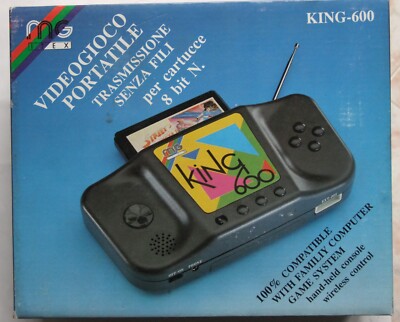 CONSOLE PORTATILE KING-600 MG ITEX + Best Games Cartridge 8 bit 5000 IN 1