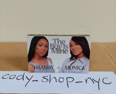 Brandy & Monica - The Boy is Mine (Cassette Tape Single, 1998, Atlantic Records)