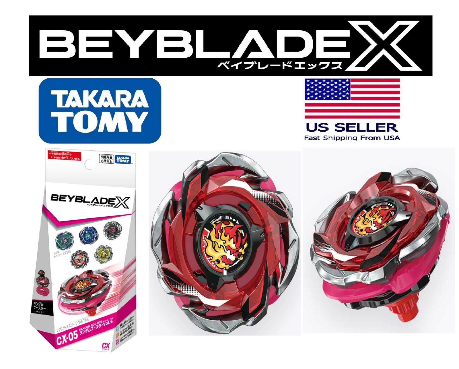 Takara Tomy BEYBLADE X CX-05 01 Hells Reaper T4-70K