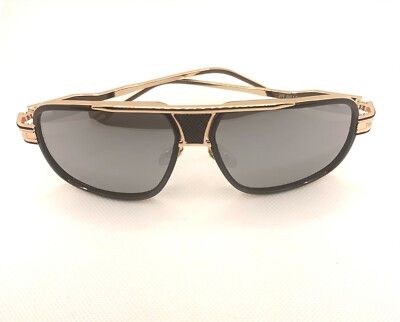 Brand New Men's Luxury Square Retro Oculus De Sol UV400 Sunglasses Black & Gold