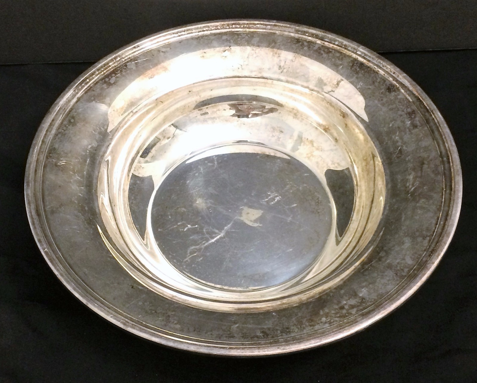 Vintage Reed & Barton 1207 Candy/Nut/Bonbon Metal Round Dish Bowl